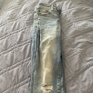Kancan Skinny distressed knee jeans. Worn once. boutique denim